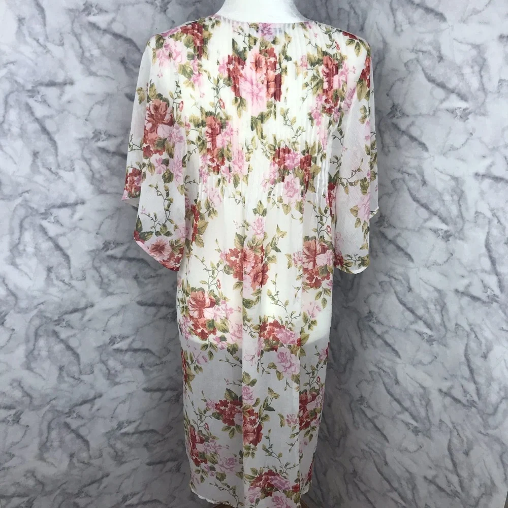American Eagle Outfitters Sheer Kimono Duster